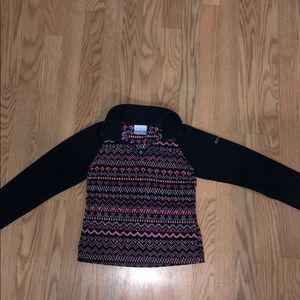 Girls Columbia quarter zip up fleece